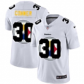 Nike Steelers 30 James Conner White Shadow Logo Limited Jersey Yhua,baseball caps,new era cap wholesale,wholesale hats
